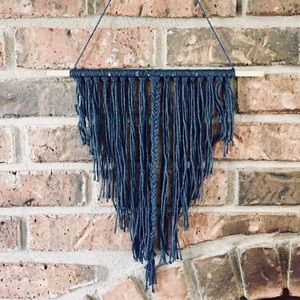 🍃SOLD🍃 Denim Macrame